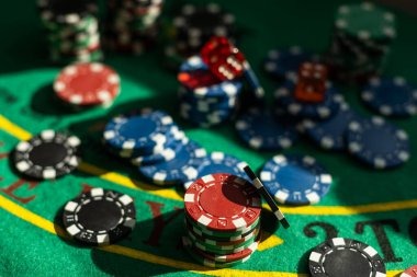 High-definition baccarat live dealer studio with interactive digital interface